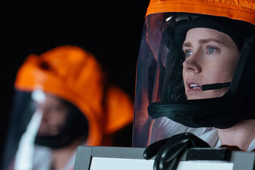 Still of Amy Adams in the film Arrival
